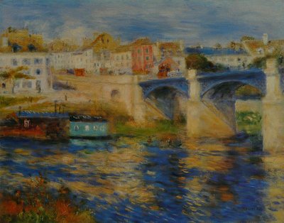 Die Brücke von Chatou von Pierre Auguste Renoir